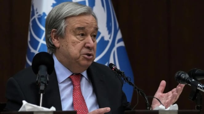 Secretário Geral da ONU, Antonio Guterres.