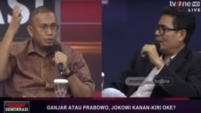 Debat Andre Rosiade dengan Faizal Assegaf di catatan Demokrasi tvOne.