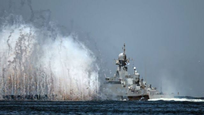 VIVA Militer: Kapal perang Armada Laut Hitam Angkatan Laut Rusia