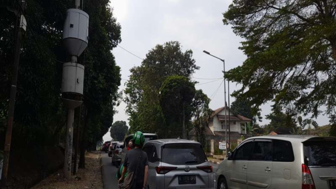 Lokasi mahasiswa terjerat kabel fiber optik di Jakart Selatan