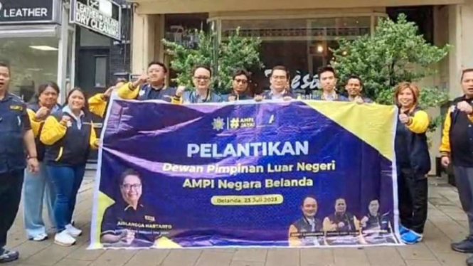 Ketua Umum DPP AMPI Jerry Sambuaga Kukuhkan DPLN AMPI Belanda