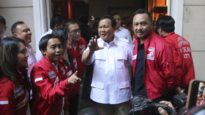 Pertemuan Ketum Gerindra Prabowo Subianto dan PSI
