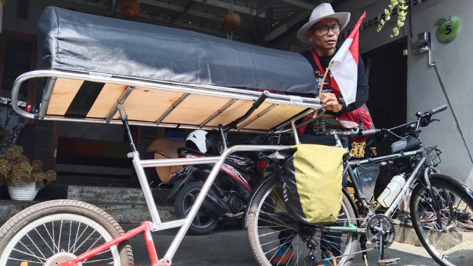 Midun bersepeda Malang-Jakarta untuk korban dan keluarga Tragedi Kanjuruhan