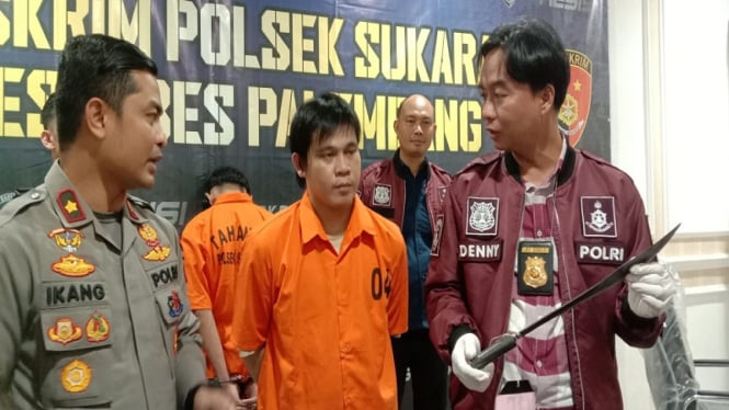 Rian Jombang (32), pelaku spesialis pencurian rumah kosong di Palembang