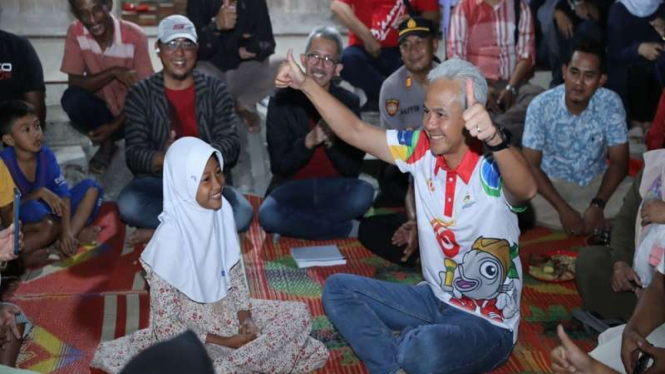 Gubernur Jawa Tengah Ganjar Pranowo menginap di rumah warga Pati