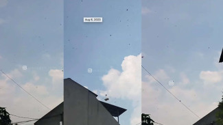 Geger Sampah Berterbangan di Langit Depok, Ternyata Berasal dari Tempat Ini