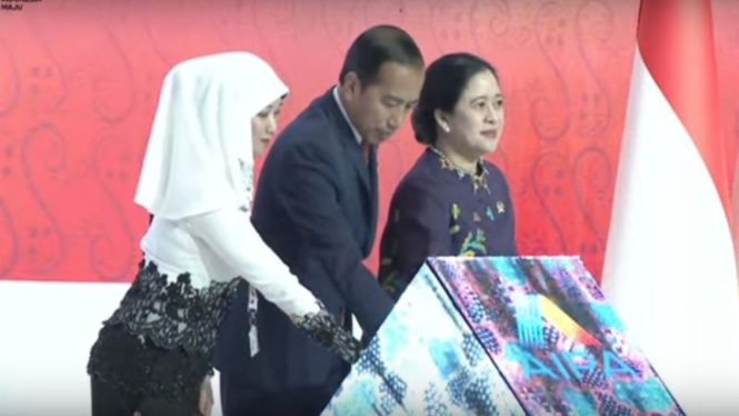 Presiden Jokowi saat buka Sidang Umum AIPA di Jakarta.