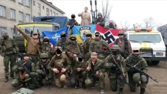 VIVA Militer: Pasukan Neo-Nazi Batalyon Tempur Azov Ukraina