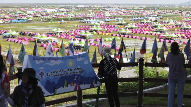 Gelombang Panas Landa Korea, Jambore Pramuka Dunia Bubar