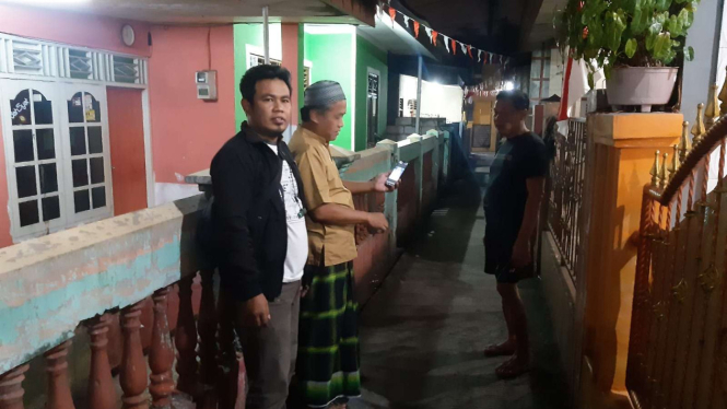 TKP pemotor pelaku begal payudara korban SAA di Depok Jawa Barat