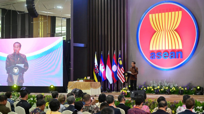 Presiden Jokowi Hadiri HUT ke-56 ASEAN 