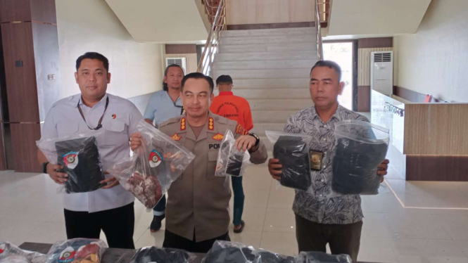 Rilis penanganan kasus duel maut oleh Polrestabes Palembang