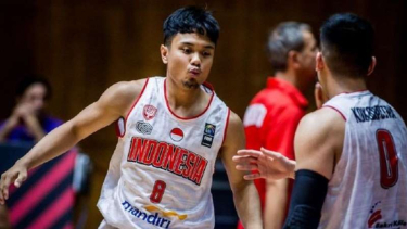 Pemain Timnas Basket Indonesia Yudha Saputera