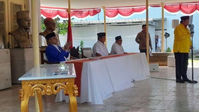 PAN dan Golkar Deklarasi Dukung Prabowo Subianto Capres 2024