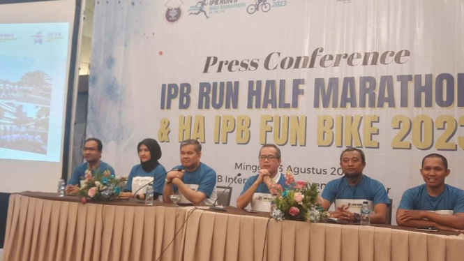 Konferensi pers IPB Run Half Marathon