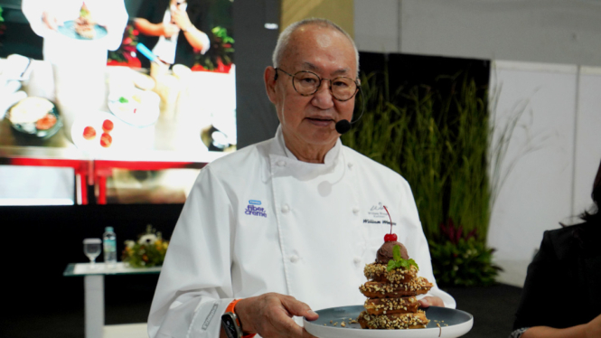 Pakar kuliner Nusantara, William Wongso hadiri Agrofood Expo 2023