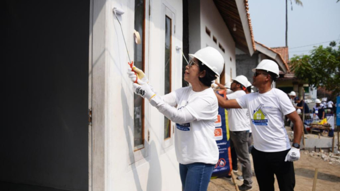 Medco Energi bangun rumah layak huni untuk warga kurang mampu di Mauk.