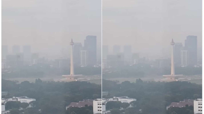 5 Potret Polusi Udara di Jakarta yang Mengerikan dan Terlihat Engap