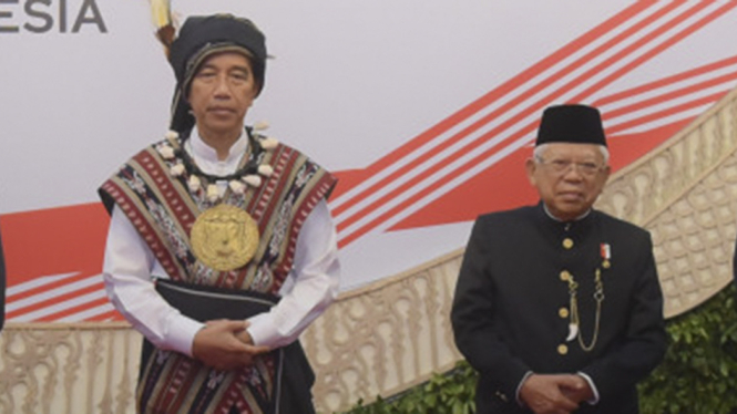 Hadiri Sidang di MPR/DPR, Jokowi Pakai Baju Adat dari Tanimbar Maluku