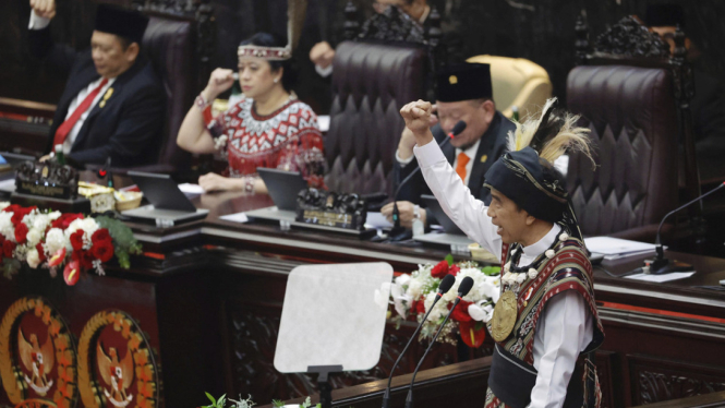 Pidato Presiden Jokowi di Sidang Tahunan MPR RI Bersama DPR dan DPD 2023