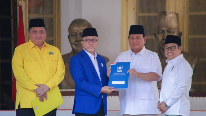 Ketua Umum PAN Zulkifli Hasan mendukung Prabowo Subianto untuk Pilpres 2024