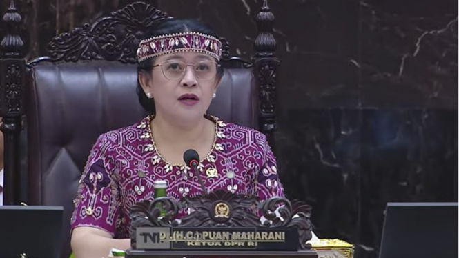 Puan Maharani Ketua DPR RI, Rapat Paripurna Pembukaan Masa SIdang 2023-2024