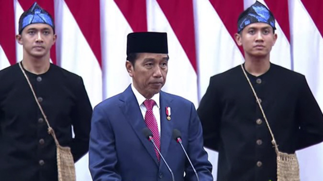 Pidato Presiden Jokowi Sampaikan RUU APBN 2024