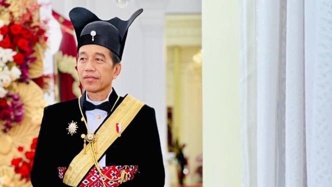HUT RI ke-78, Presiden Jokowi Gunakan Baju Daerah Ageman Songkok Singkepan Ageng