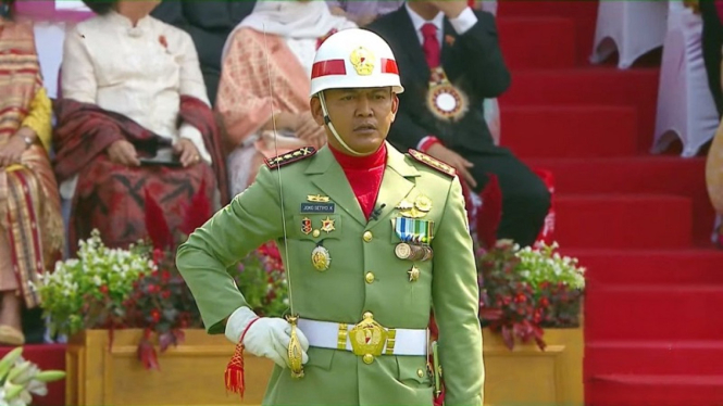 Kolonel Arm Joko Setiyo Kurniawan, Komandan Upacara Peringatan HUT RI ke-78