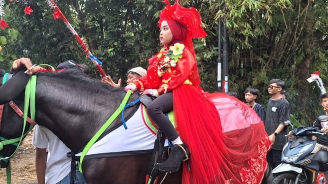 Pawai Karnaval Desa Winong Kidul, Purworejo rayakan HUT RI ke-78