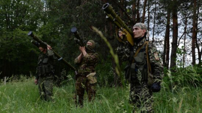 VIVA Militer: Tentara Rusia anggota Batalyon Vostok