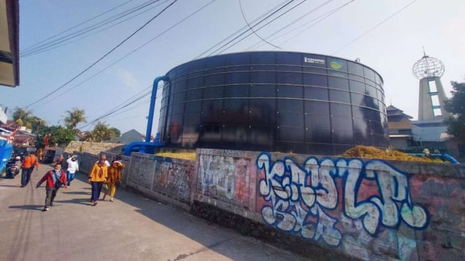 PTIN BANDUNG PANEL DE JUEZ DE LA SESIÓN DE CAMPO EN LA LUGAR DEL TANQUE DE AGUA DIPOK