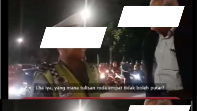 Viral Polisi Menilang Seorang Profesor Hukum Berujung Diceramahi