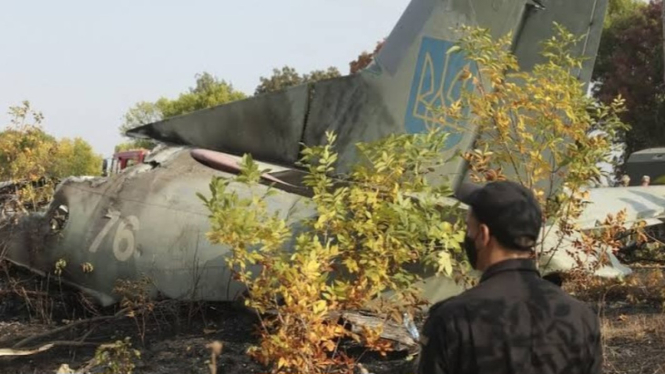 VIVA Militer: Puing pesawat Angkatan Udara Ukraina