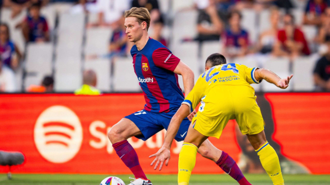 Frenkie de Jong, Duel Barcelona vs Cadiz