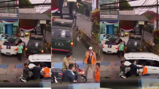 Netizen Hujat Seorang Pria Viral Bercelana Loreng yang Tabok Tukang Parkir