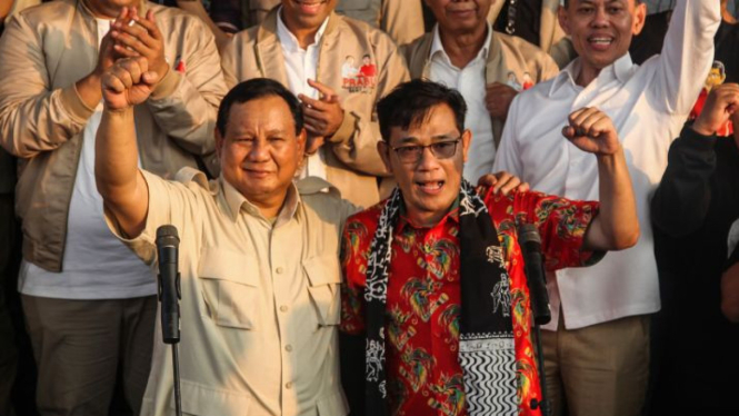 Bacapres Prabowo Subianto dengan Budiman Sudjatmiko