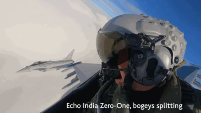 VIVA Militer: Pilot jet tempur Inggris dikepung pesawat tempur Rusia