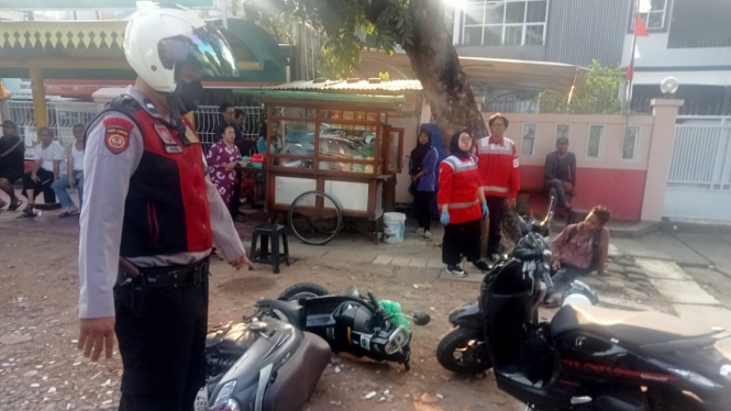 Kecelakaan beruntun di Lenteng Agung, Jakarta Selatan
