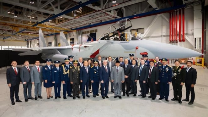 El ministro de Defensa de los Estados Unidos, Prabowo Suanto, compra 24 f-15 aviones de combate de EE. UU.