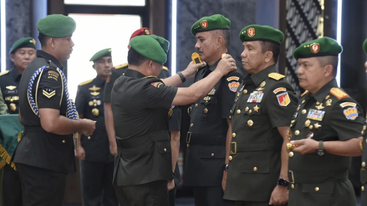 Foto Lantik 7 Pangdam Baru, Jenderal Dudung Ingatkan Netralitas TNI Di ...