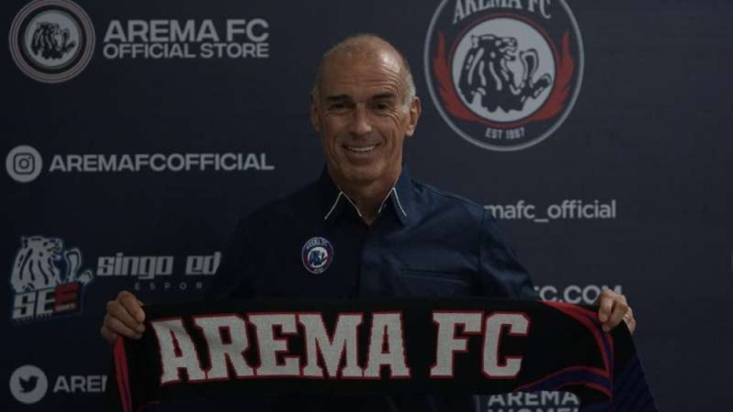 Pelatih Arema FC Fernando Valente
