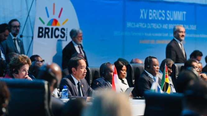 Presiden Jokowi hadiri KTT BRICS ke-15 di Johannesburg, Republik Afrika Selatan