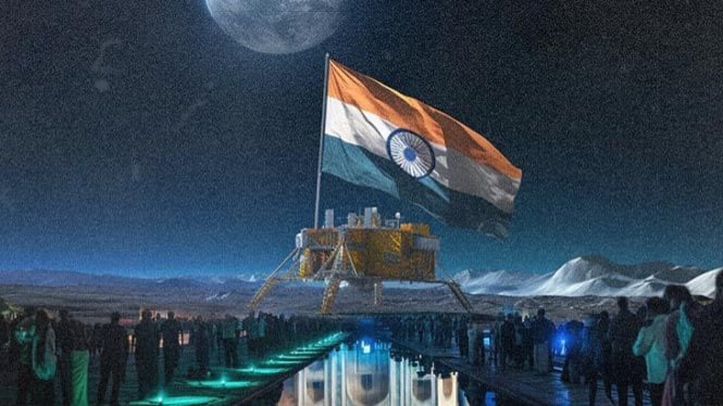 India Sudah Sampai Bulan