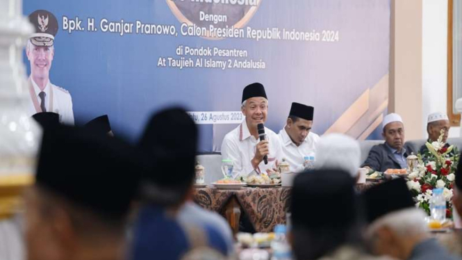 Ganjar Pranowo bersilaturahmi bersama Masyayikh se-Indonesia