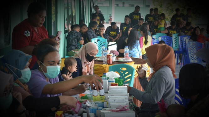 VIVA Militer: Screening Infectious Disease prajurit Yonif 754/ENK.