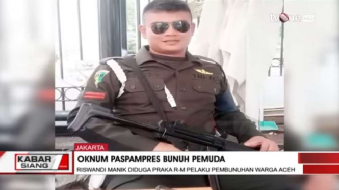 Ini Tampang Oknum Paspamres Diduga Aniaya Pemuda Hingga Tewas