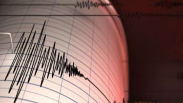 Exemplo - Um sismógrafo registra as vibrações de um terremoto.