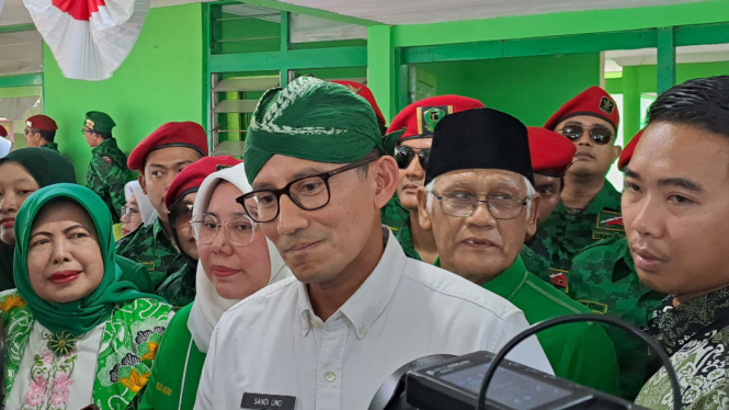 Ketua Badan Pemenangan Pemilu (Bappilu) PPP Sandiaga Uno 