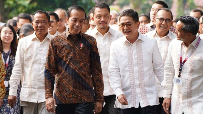Arsjad Rasjid dan Presiden Jokowi